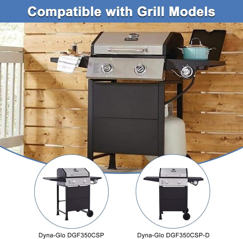 Adviace Grill Replacement Parts for Dyna Glo DGF350CSP DGF350CSP-D 2 Burner Grill Models, Replacement for Dyna Glo DGF350CSP Heat Tent Heat Shield, for Dyna-Glo DGF350CSP Grates - Image 2